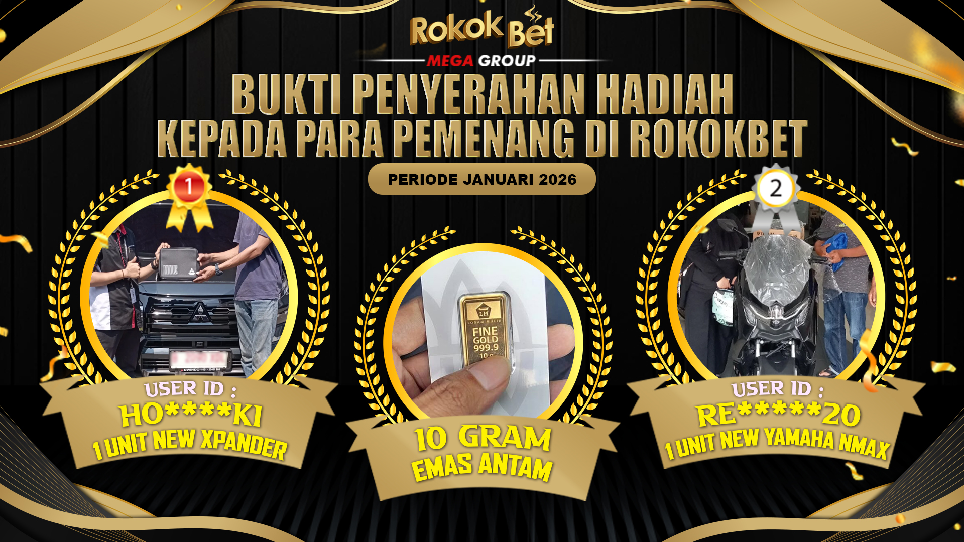 	Selamat Kepada Member Setia Rokokbet Sudah Memenangkan Satu Unit Mobil Pajero Sport