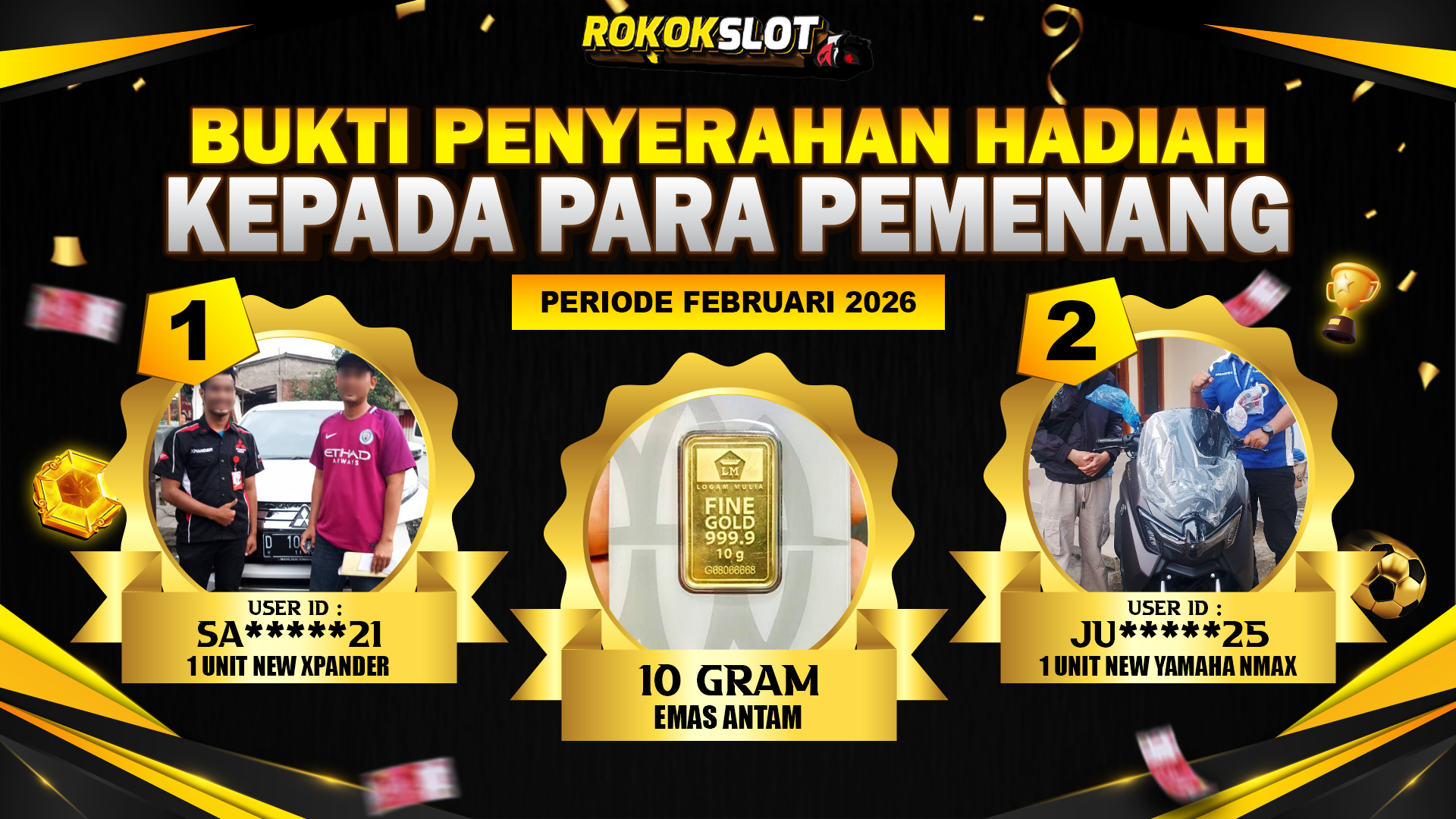 Selamat Kepada Member Setia ROKOKSLOT Sudah Memenangkan Satu Unit Mobil Pajero Sport